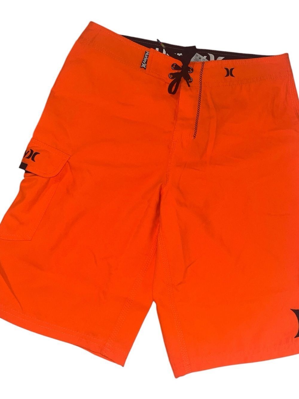 Hurley Men’s Orange and Black Boardshorts